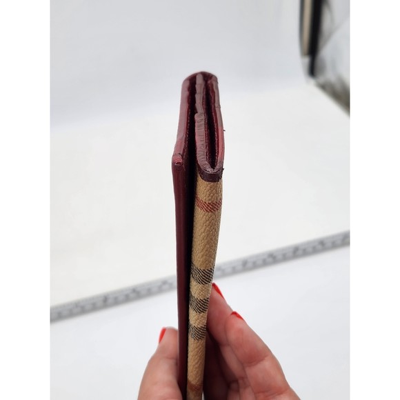 BURBERRY RED LONG WALLET 201BURXCH - Picture 10 of 12